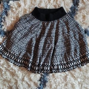 F21 Sweater Knit Skater Skirt